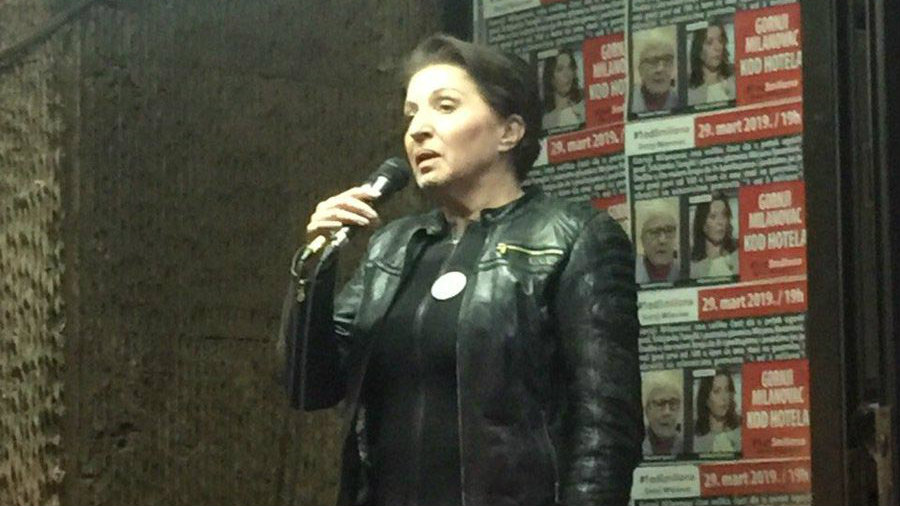 Na protestu u Čačku 5. marta govore Sergej Trifunović i Boško Obradović 1