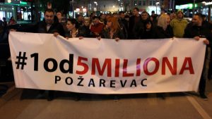 Protesti „1 od 5 miliona“ održani u više gradova i opština (FOTO, VIDEO) 6