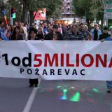 U Požarevcu održan novi protest 1 od  5 miliona 11