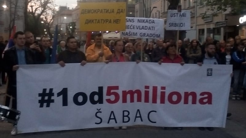 Protesti „1 od 5 miliona“ u više gradova i opština (FOTO, VIDEO) 1