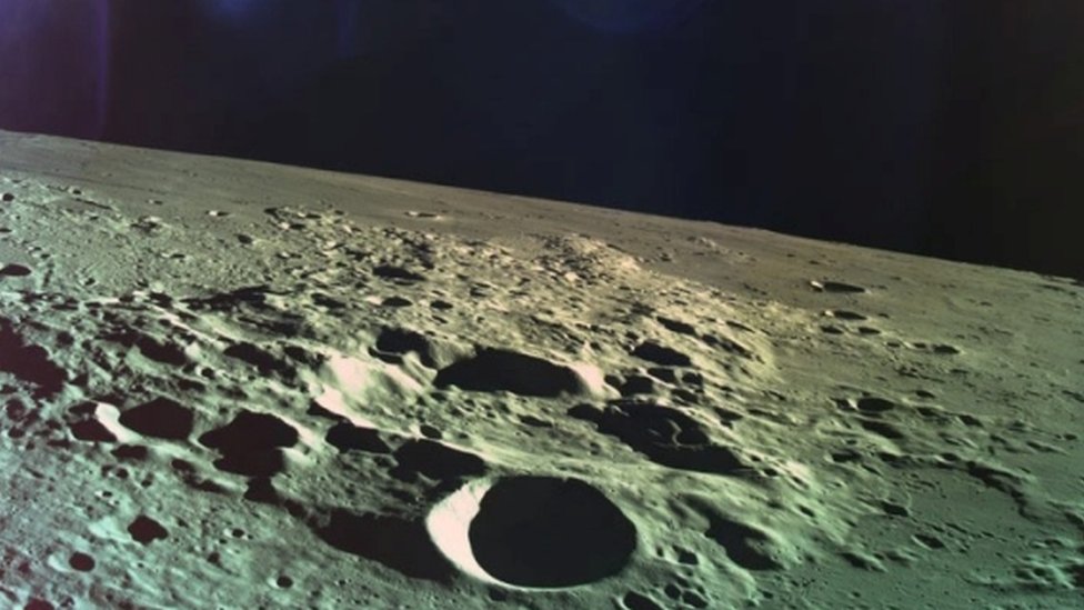 Jedna od poslednjih fotografija površine Meseca koju je Berešit poslao pre nego što je pao
