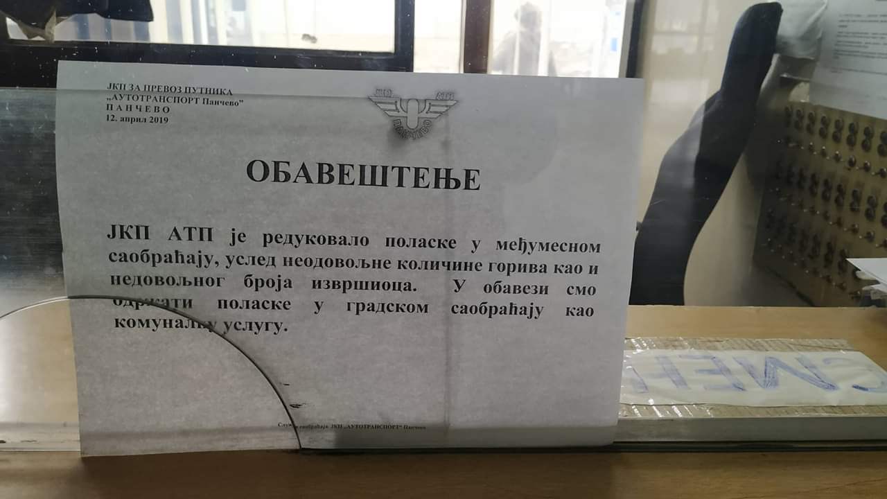 Autobusi iz Pančeva od jutros ne saobraćaju za Beograd 1