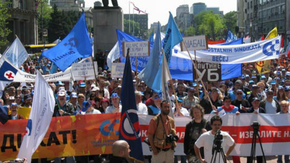 Sindikati zakazali za 1. maj zajednički protest u Beogradu 1
