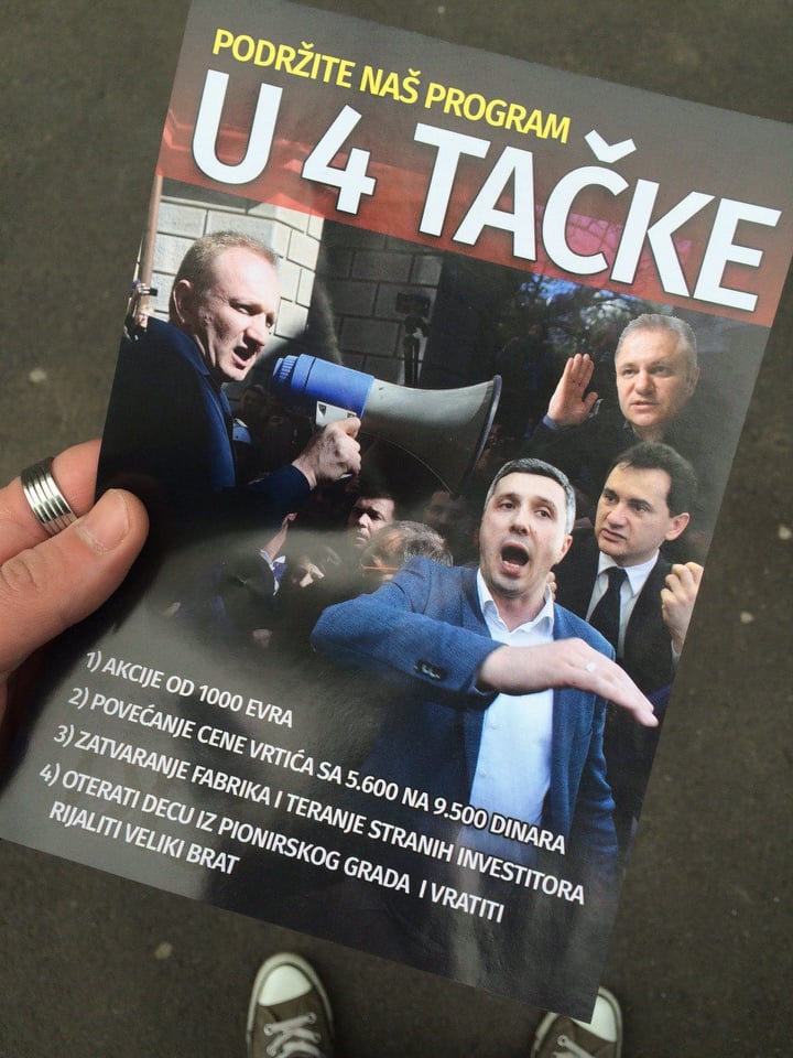 Negativni leci o SZS osvanuli na automobilima na Voždovcu (FOTO) 1