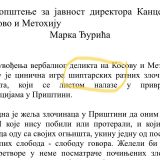 Direktor Kancelarije za KiM u zvaničnom saopštenju Albance naziva "šiptarima" 12