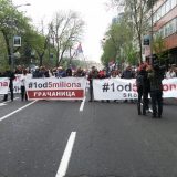 Grupa Srba sa Kosova koja peške ide na miting u Beograd stigla u Gornji Milanovac 2