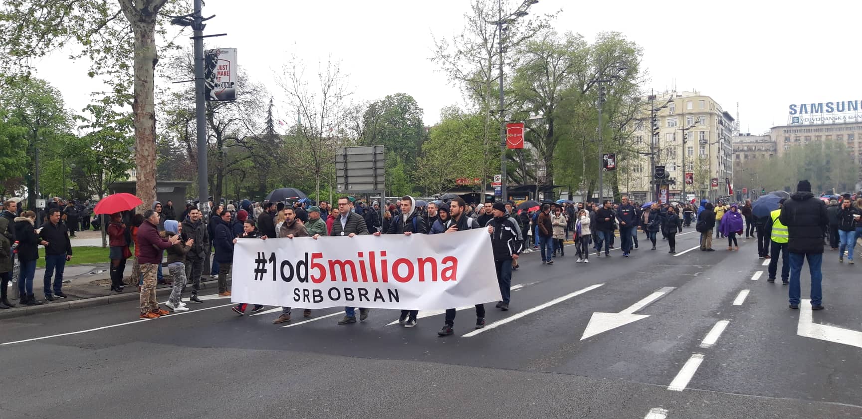 Procena opozicije - 35.000 ljudi na protestu "1 od 5 miliona" (FOTO, VIDEO) 15