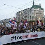 Novi protest u Beogradu kod Terazijske česme 7