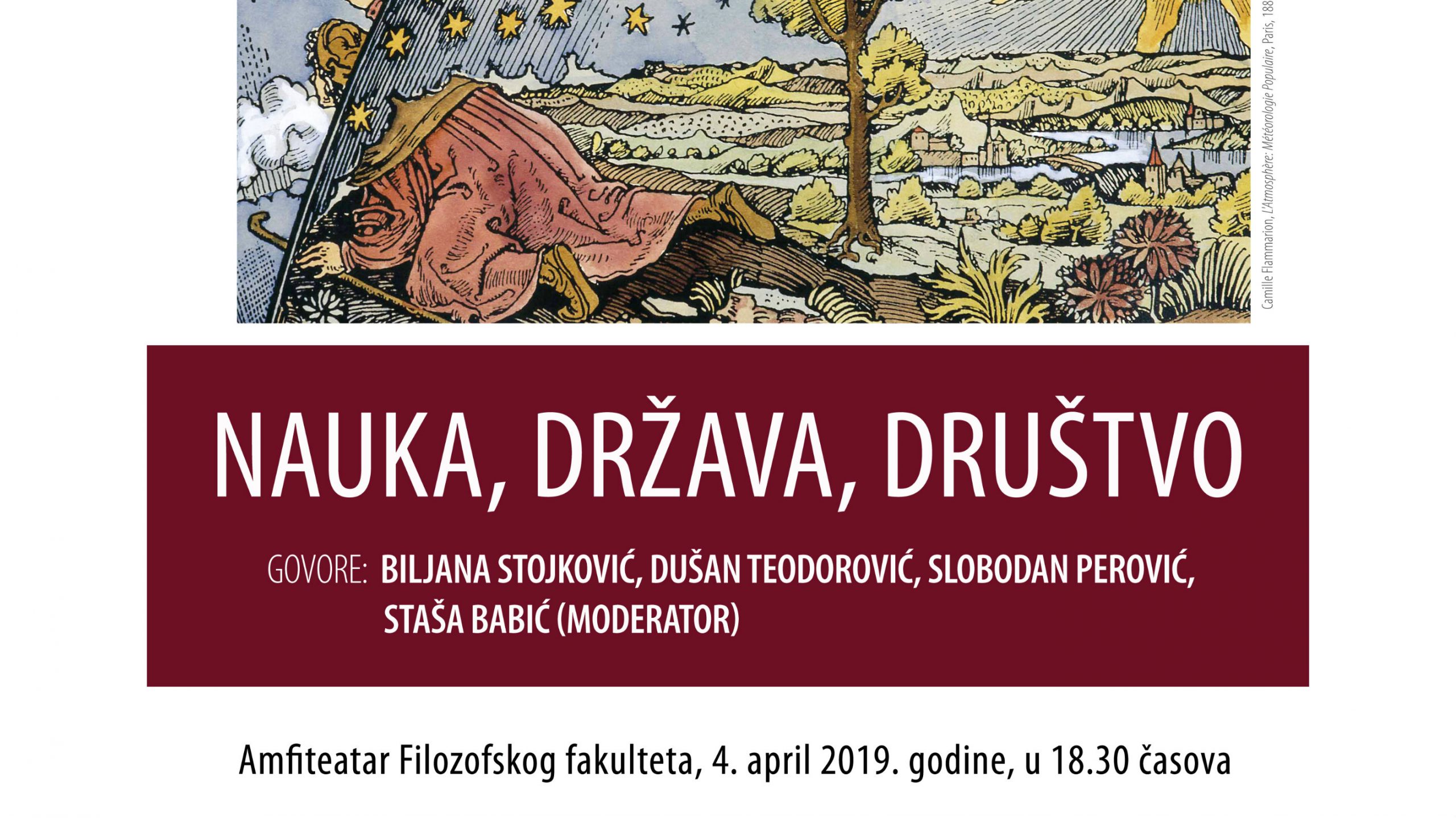 Tribina "Nauka, država i društvo" 4. aprila na Filozofskom fakultetu 1