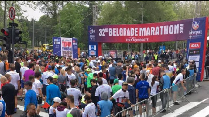 Umesto na Beogradskom maratonu - trka solidarnosti u Kini 1
