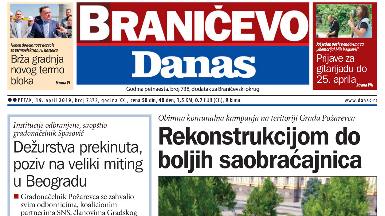 Braničevo - 19. april 2019. 1