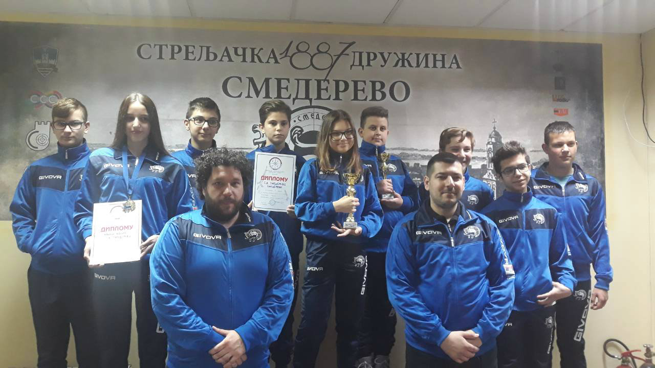 Smederevci najuspešniji na Prvenstvu Centralne Srbije serijskom vazdušnom puškom 1