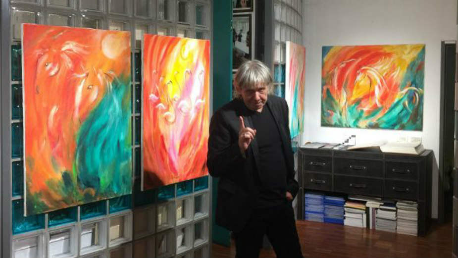 Izložba slika Mihajla Miše Kravceva u Milanu: Zavodljivost boja, mašte i života 1