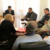 Đorđević sa štrajkačima iz RGZ-a o reorganizaciji Zavoda 1