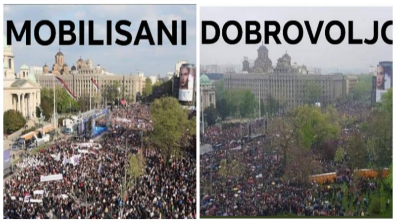 Savez mladih Šapca: Na mitingu bila 7.501 osoba (FOTO) 1