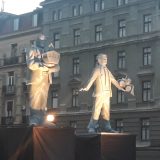 Protest NDBG: Spomenici vizionarima destrukcije Vesiću i Malom kao opomena (VIDEO) 2