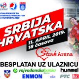 Besplatan ulaz na utakmicu rukometaša Srbije i Hrvatske u Areni 2
