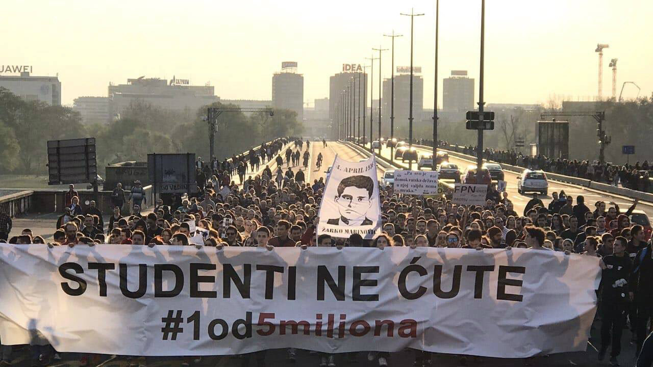 Protest "Studenti ne ćute" (VIDEO) 1