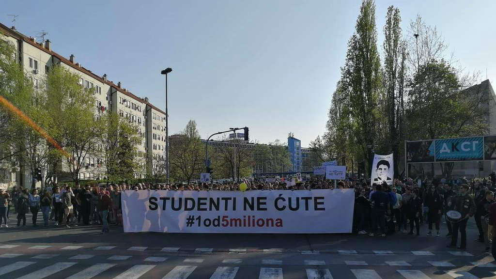 Studenti "1 od 5 miliona" pozvali na protest malih maturanata 19. juna 1