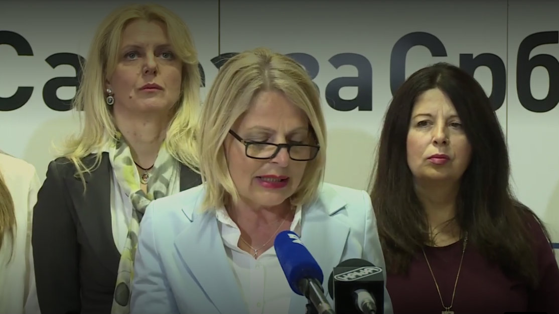 Ženska mreža Saveza za Srbiju: Vlast zloupotrebila žene, Vesić se krio iza njih 1