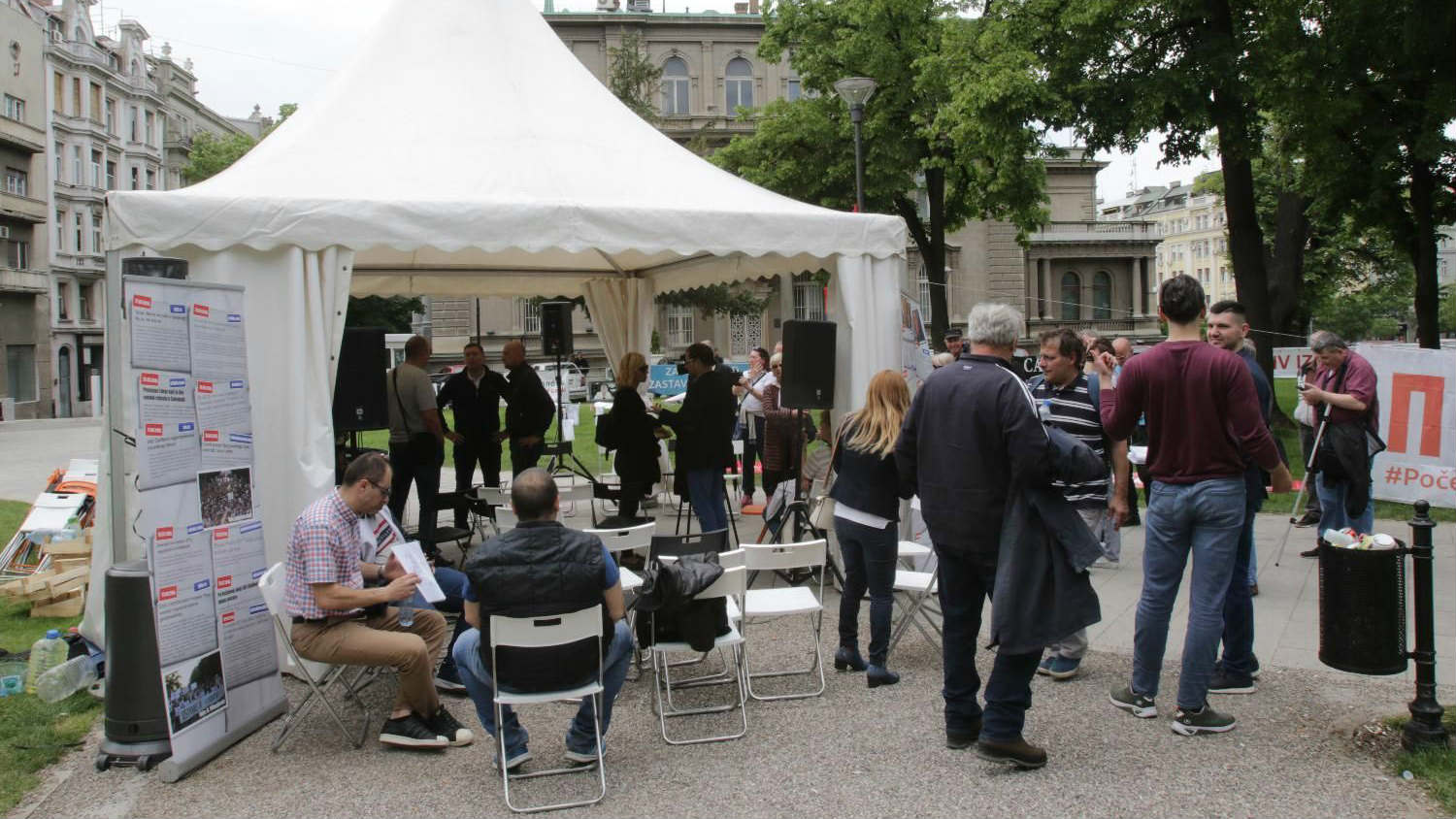 Šator Slobodne zone seli se danas u Knjaževac, u četvrtak Majdanpek 1