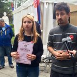 Protest u Beogradu 24. put: Šetnja putem muzeja iluzija 7