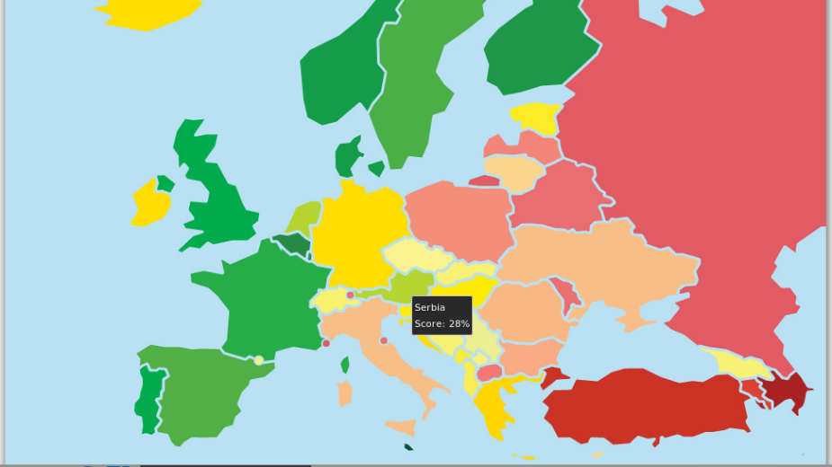 Srbija među najhomofobnijim zemljama Evrope 1