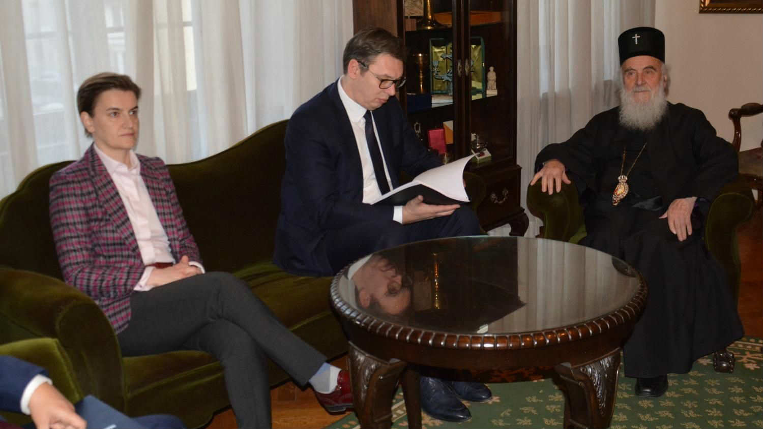 Patrijarh prozivan zbog izjave da Sabor podržava Vučića 1