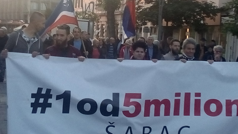 Protesni skup u Šapcu: Nema ništa važnije od slobode 1