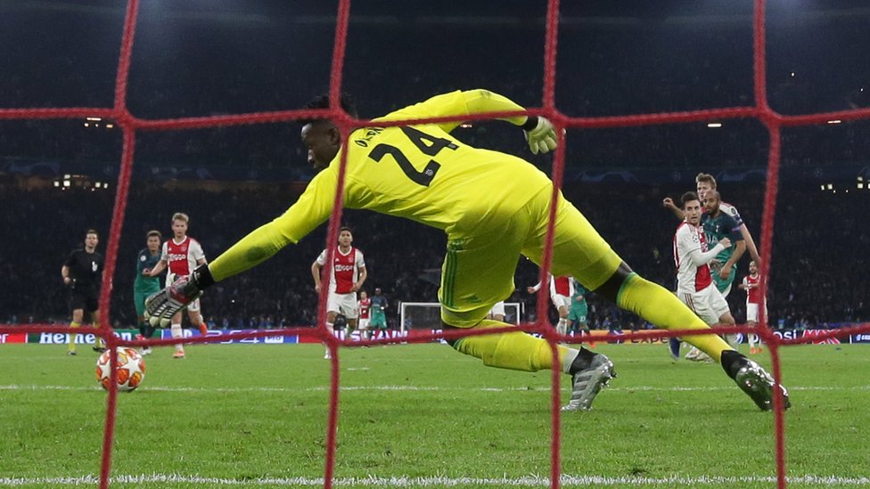 Lucas Moura scores against Ajax