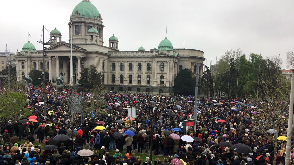 CINS: Dronovi Pinka nisu smeli da lete na mitingu "Jedan od pet miliona" 1