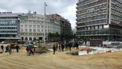 Incident na Trgu republike, Bastać blokirao radove (FOTO) 3