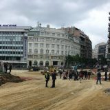 Incident na Trgu republike, Bastać blokirao radove (FOTO) 5