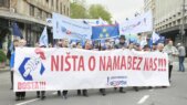 Protest sindikata: Minimalna zarada ispod svake granice izdržljivosti (FOTO/VIDEO) 4