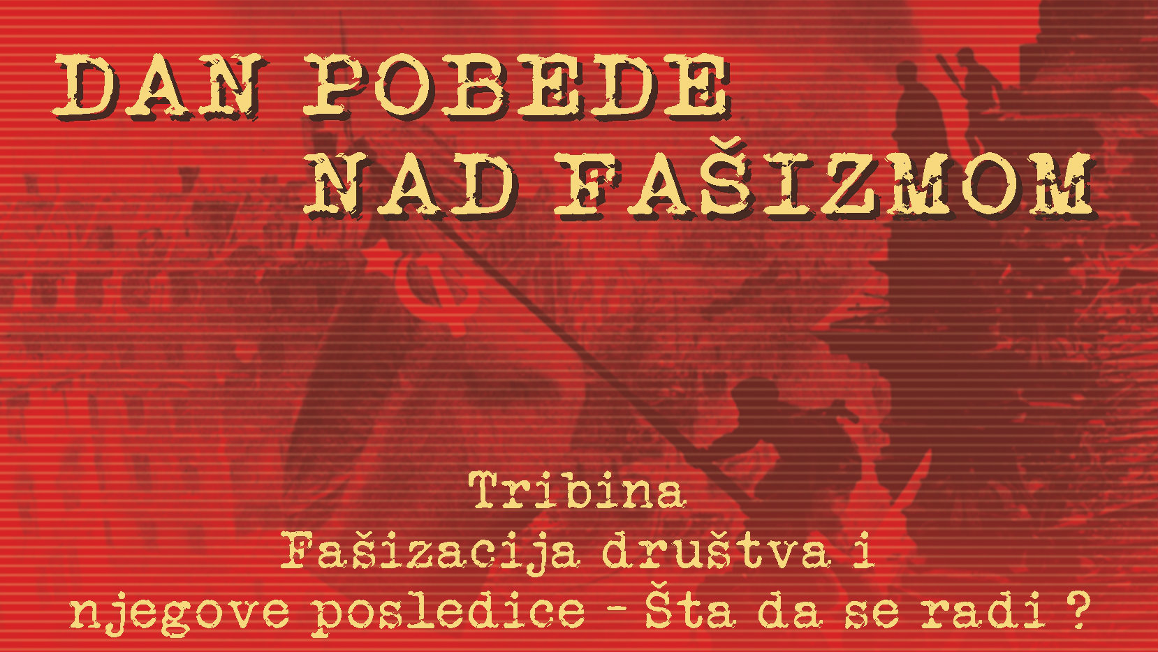 Tribina "Fašizacija društva" 9. maja u Novom Sadu 1