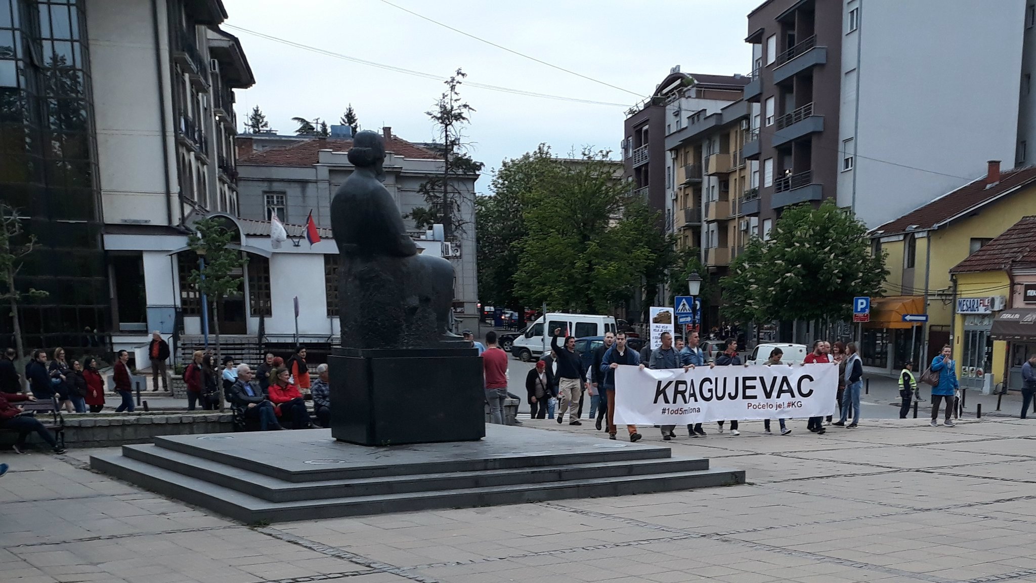 Organizatori najavili veliki protest Prava budućnost Srbije u Kragujevcu 1