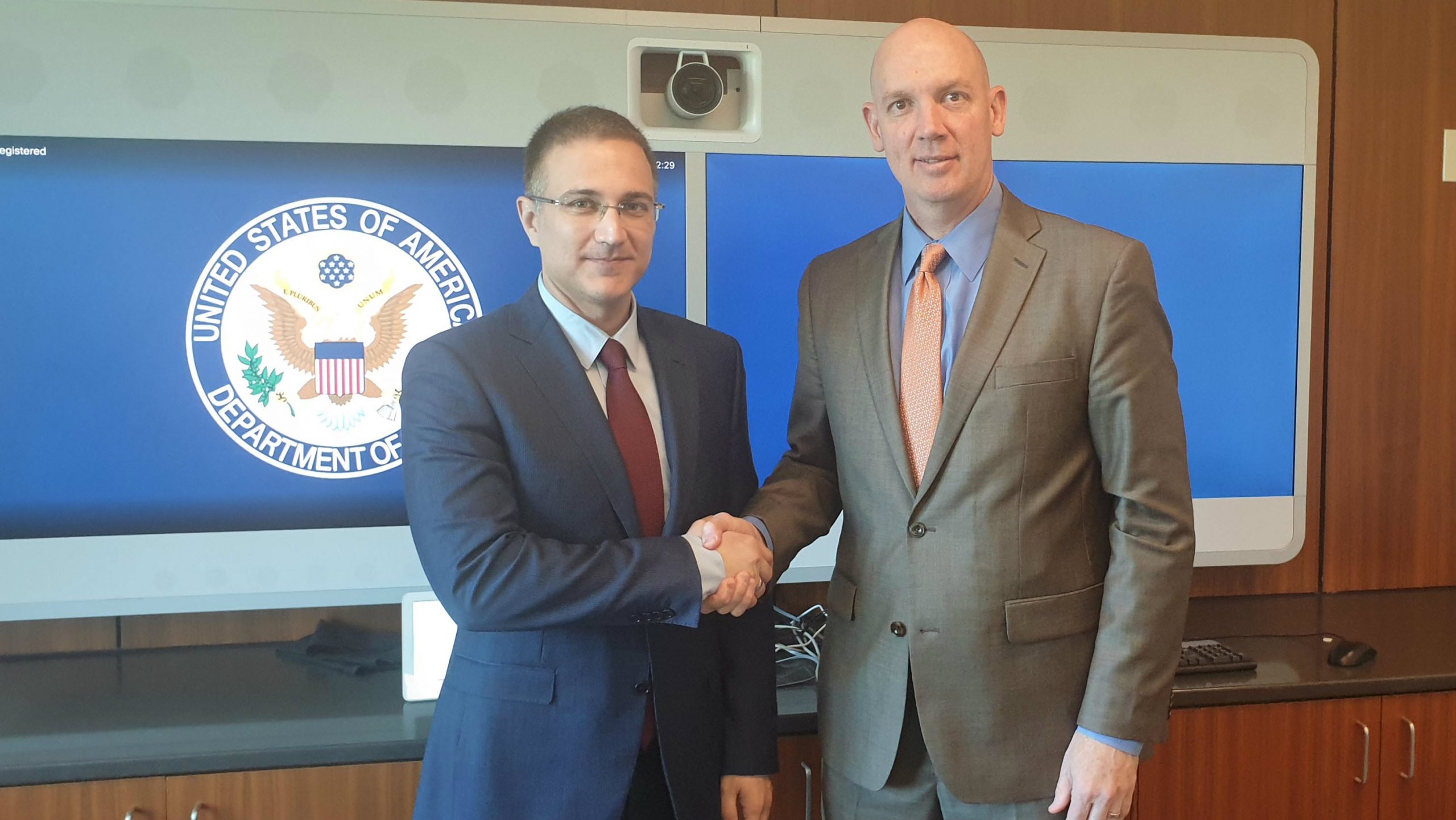 Stefanović razgovarao sa Endrjusom o saradnji u oblasti borbe protiv narkotrafikinga 1