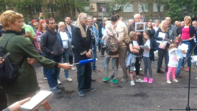 Novi Sad: Održan protest građana “Odbranimo parkić” 1