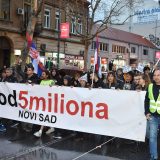 Učesnici protesta traže smenu načelnika i rukovodstva PU Novi Sad 5