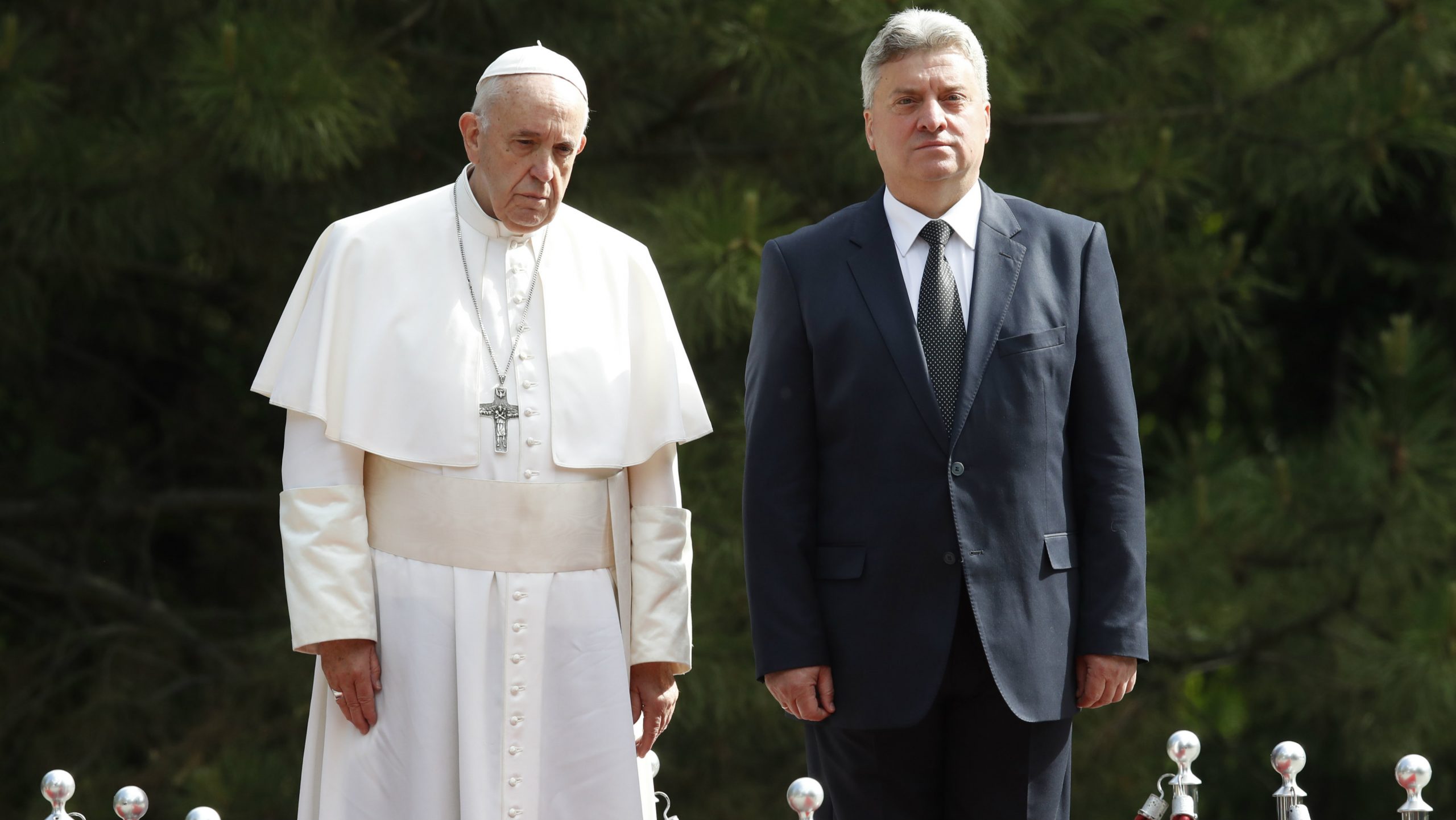 Papa Franja dočekan u Skoplju 1