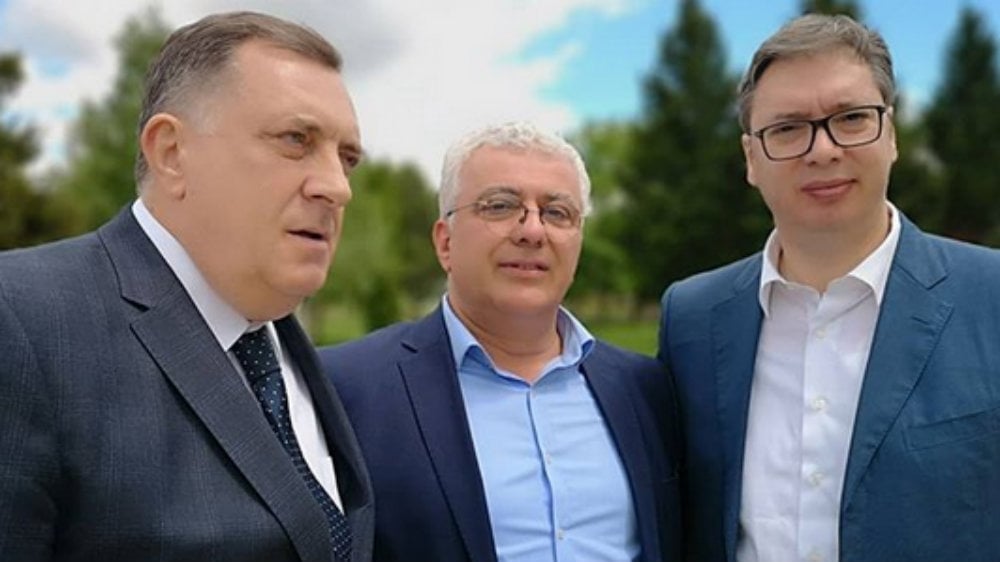 Dodik i Vučić u Nišu razgovarali sa Mandićem o situaciji u regionu 1