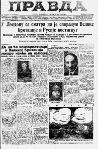 Šta su bile glavne vesti na današnji dan pre 80 godina? 2