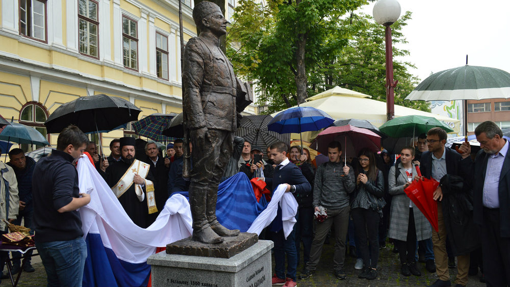 Otkriven spomenik borcima bataljona 1300 kaplara u Užicu 1