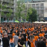 Užice: Kadril i užičko kolo na Trgu partizana 11