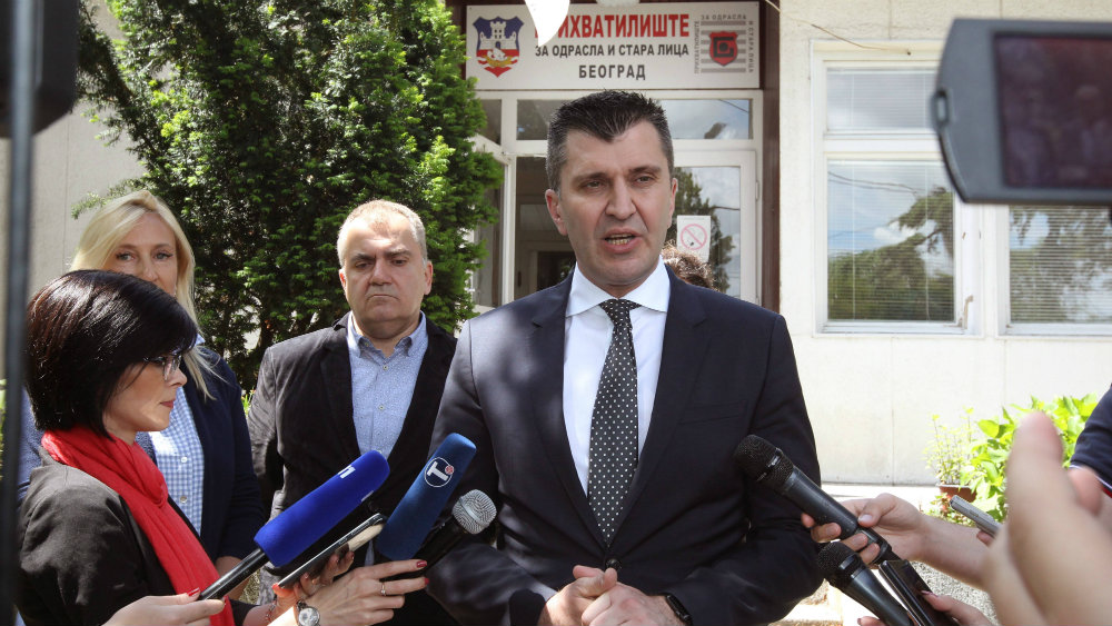 Ministar Đorđević sa Zaštitnikom građana obišao Prihvatilište za odrasla i stara lica u Beogradu 1