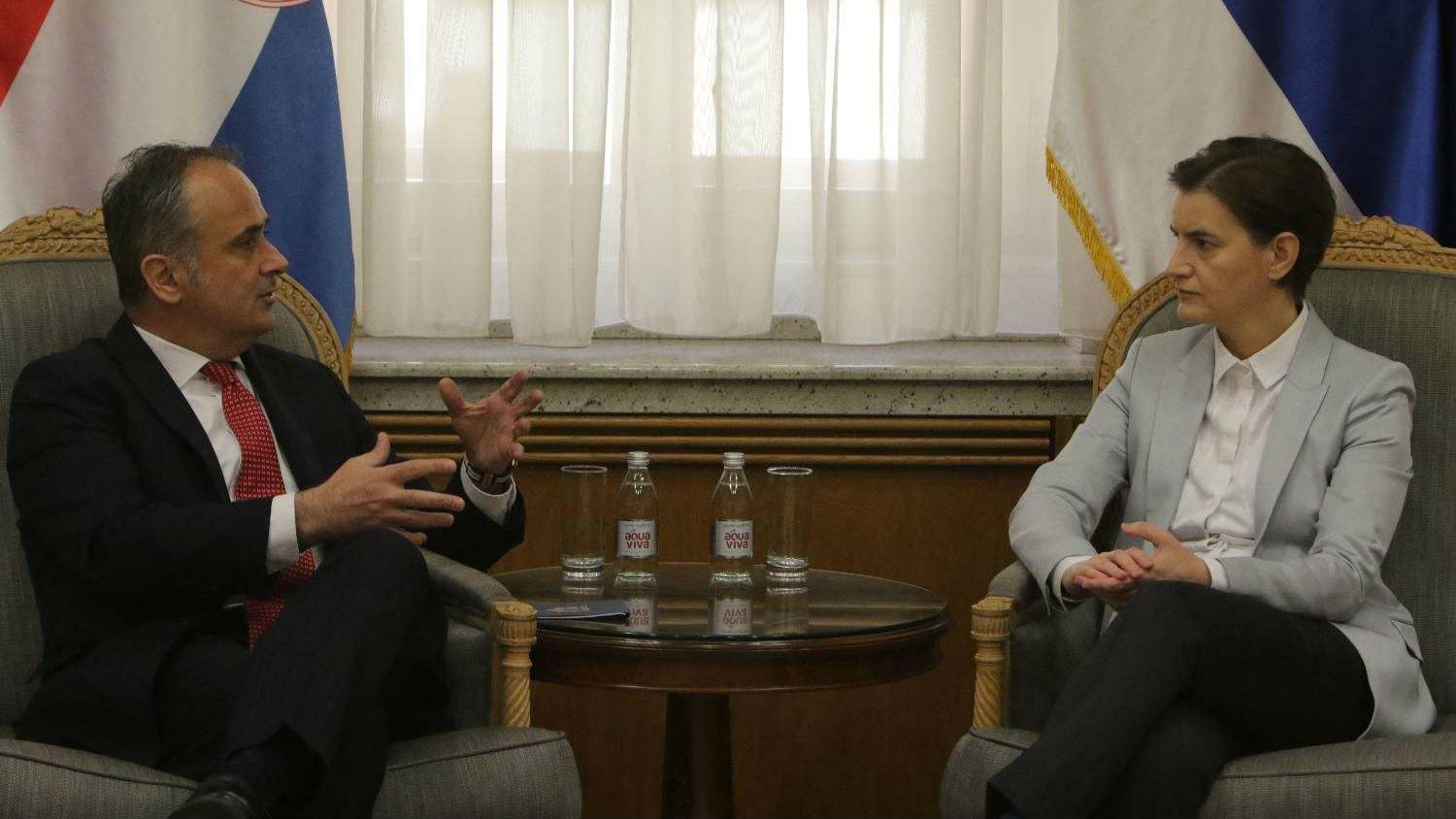 Brnabić sa ambasadorom Hrvatske: Poseta Plenkovića Srbiji bi bila dobar signal 1