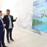Brnabić obišla paviljon Srbije na Bijenalu savremene umetnosti u Veneciji 14