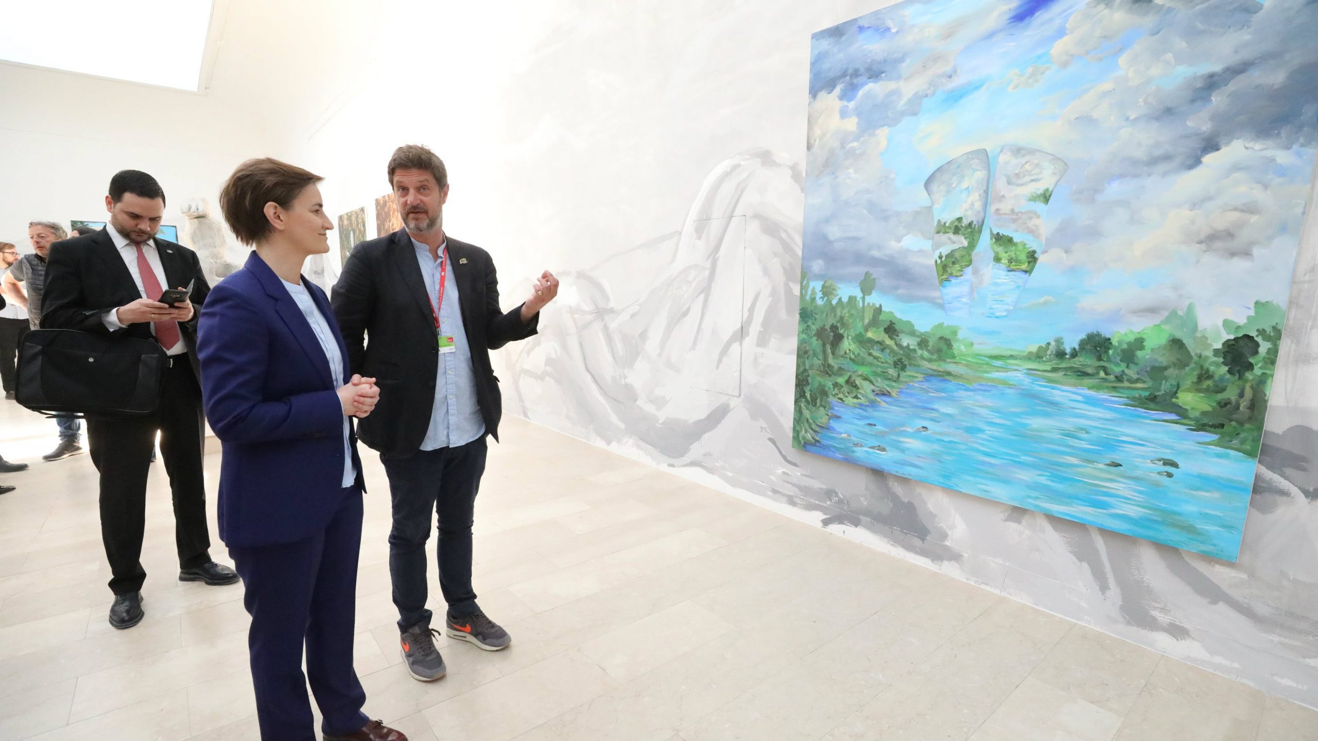 Brnabić obišla paviljon Srbije na Bijenalu savremene umetnosti u Veneciji 1