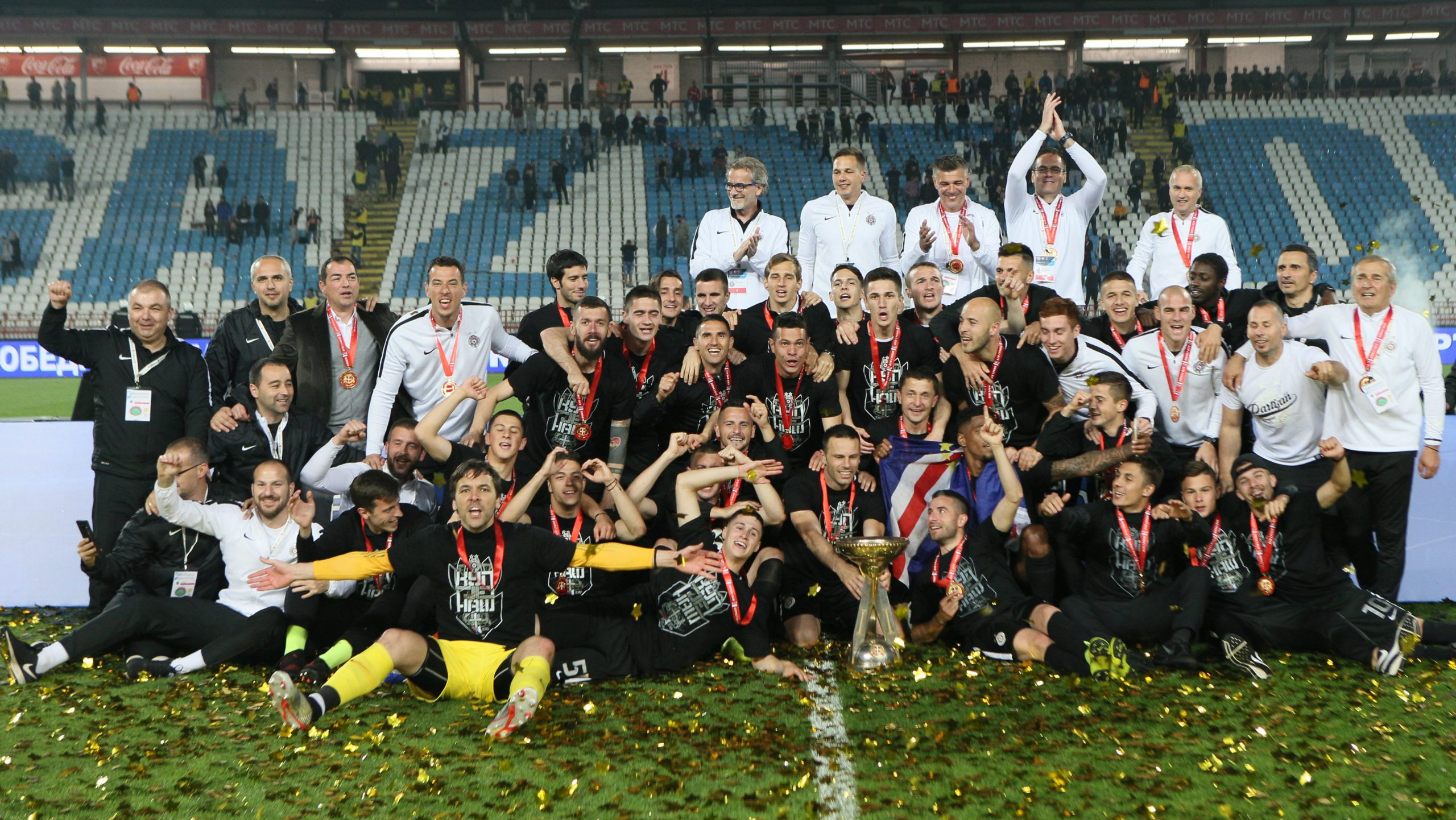 Fudbaleri Partizana osvojili novi trofej Kupa Srbije 1