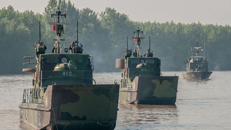 Izvedena taktička vežba sa bojnim gađanjem Rečne flotile Plavi put 2019 1